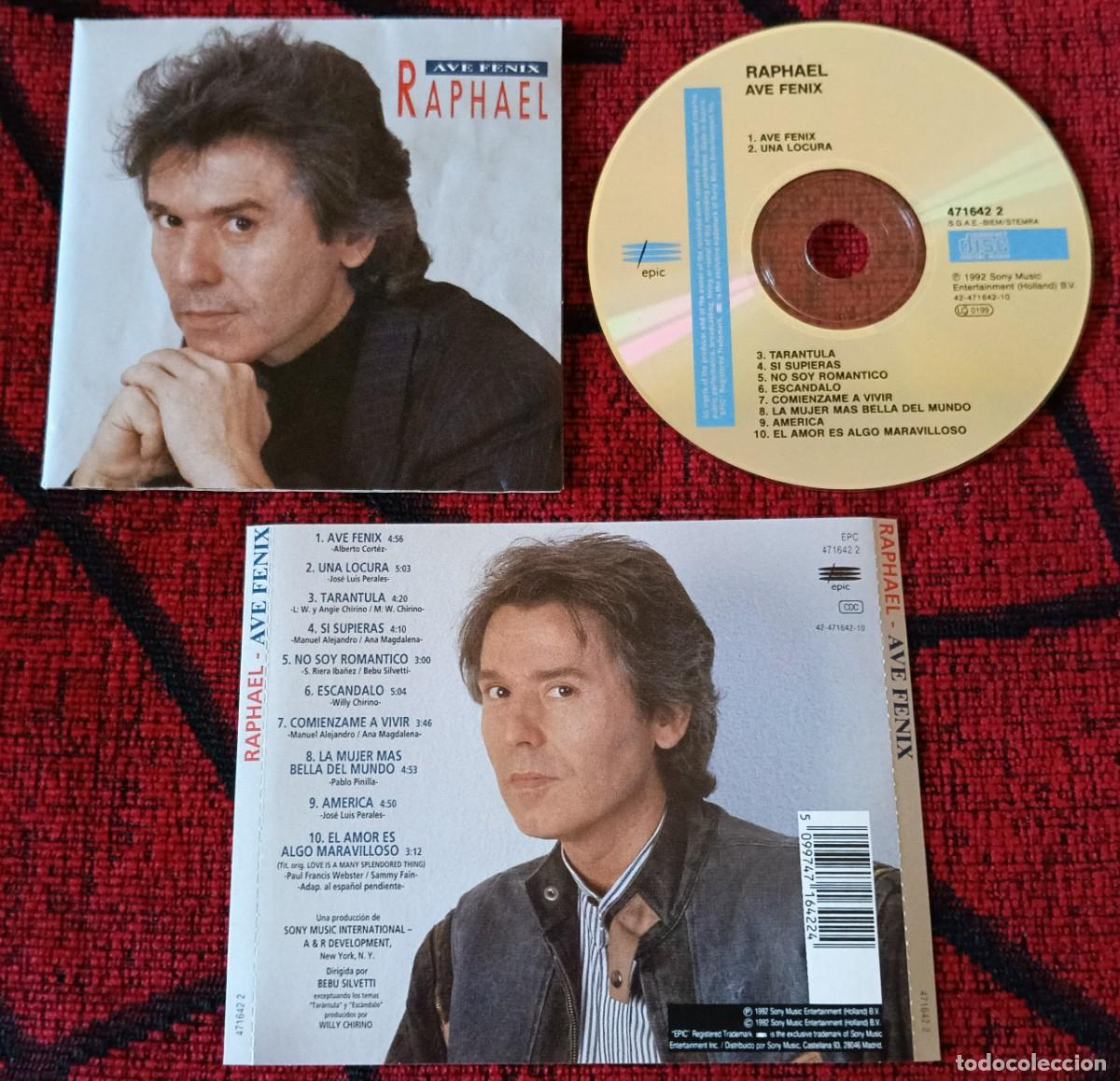 CDs de m&uacute;sica: RAPHAEL ** AVE FENIX ** CD 1992 - Foto 1