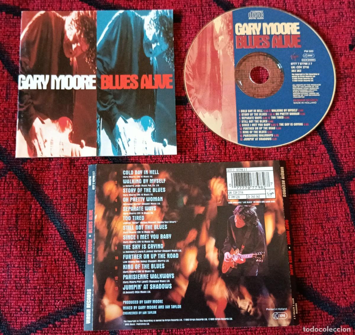 CDs de m&uacute;sica: GARY MOORE ** BLUES ALIVE ** CD 1993 UK - Foto 1