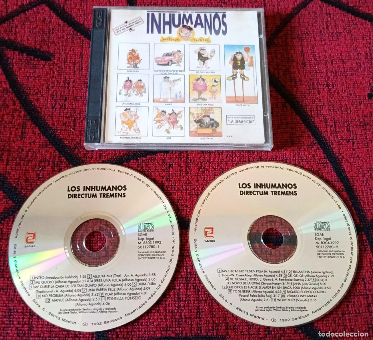 CDs de M&uacute;sica: LOS INHUMANOS ** DIRECTUM TREMENS ** CD DOBLE 1992