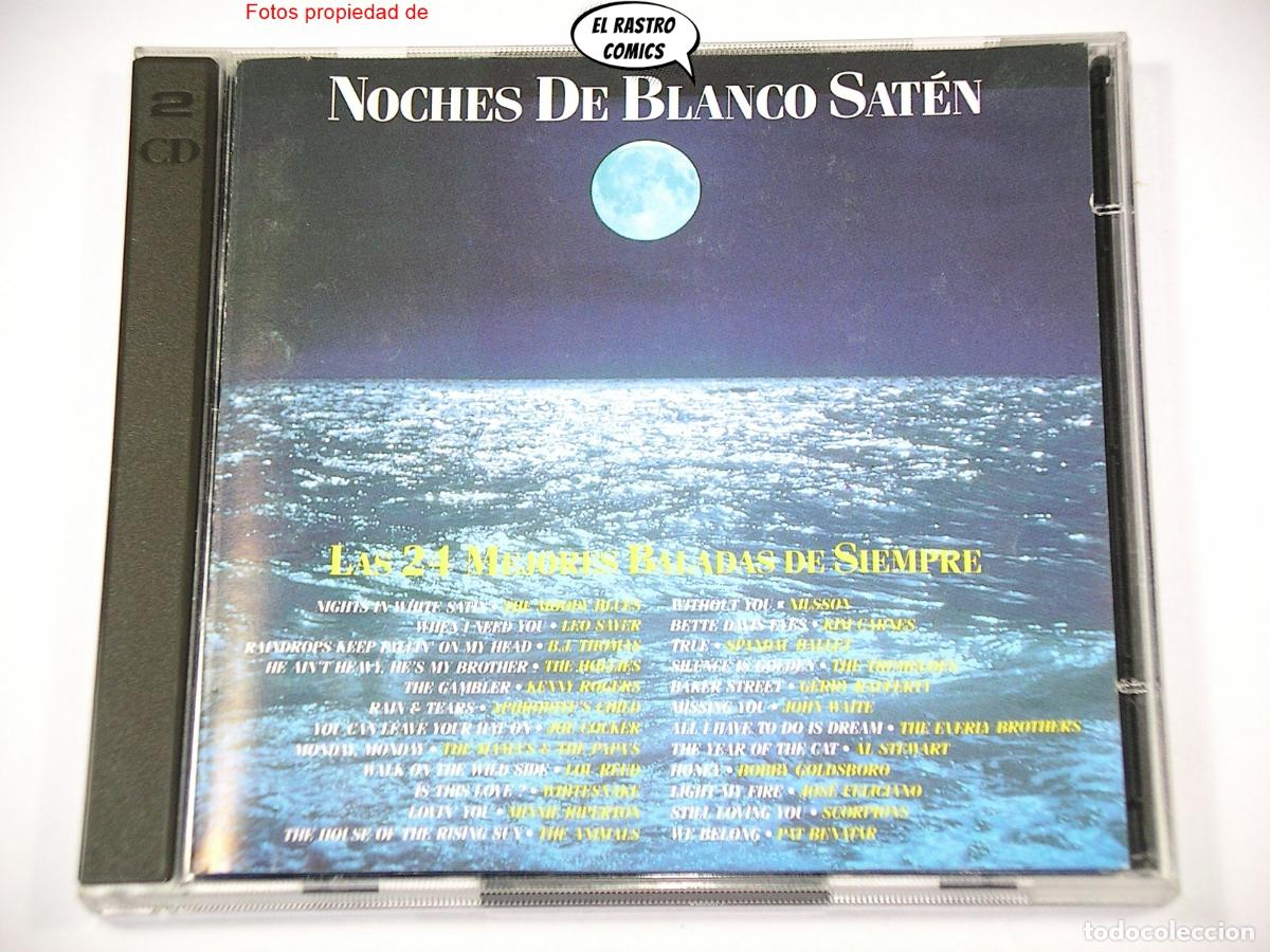 CD di Musica: Noches de Blanco Sat&eacute;n, Las 24 mejores baladas de siempre, doble, 2 CD EMI 1991
