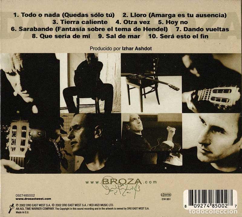 CDs de m&uacute;sica: David Broza - Todo O Nada. CD - Foto 2