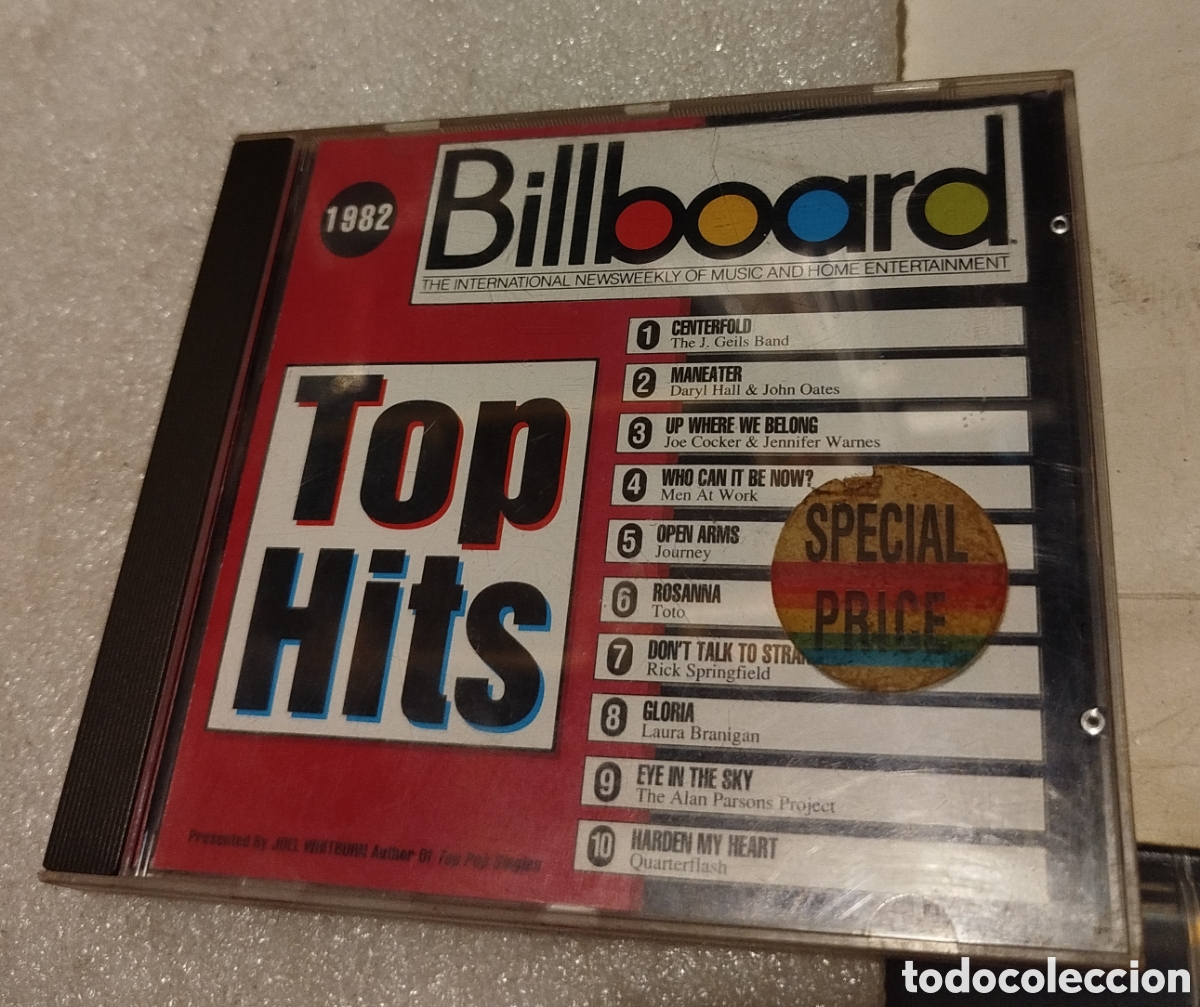 CDs de m&uacute;sica: Billboard. Top hits 1982 - Foto 1