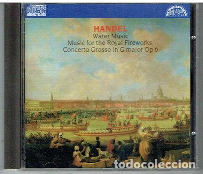 CDs de M&uacute;sica: Water Music / Music for the Royal Fireworks / Concerto Grosso in G Major Op. 6- 5013323001321