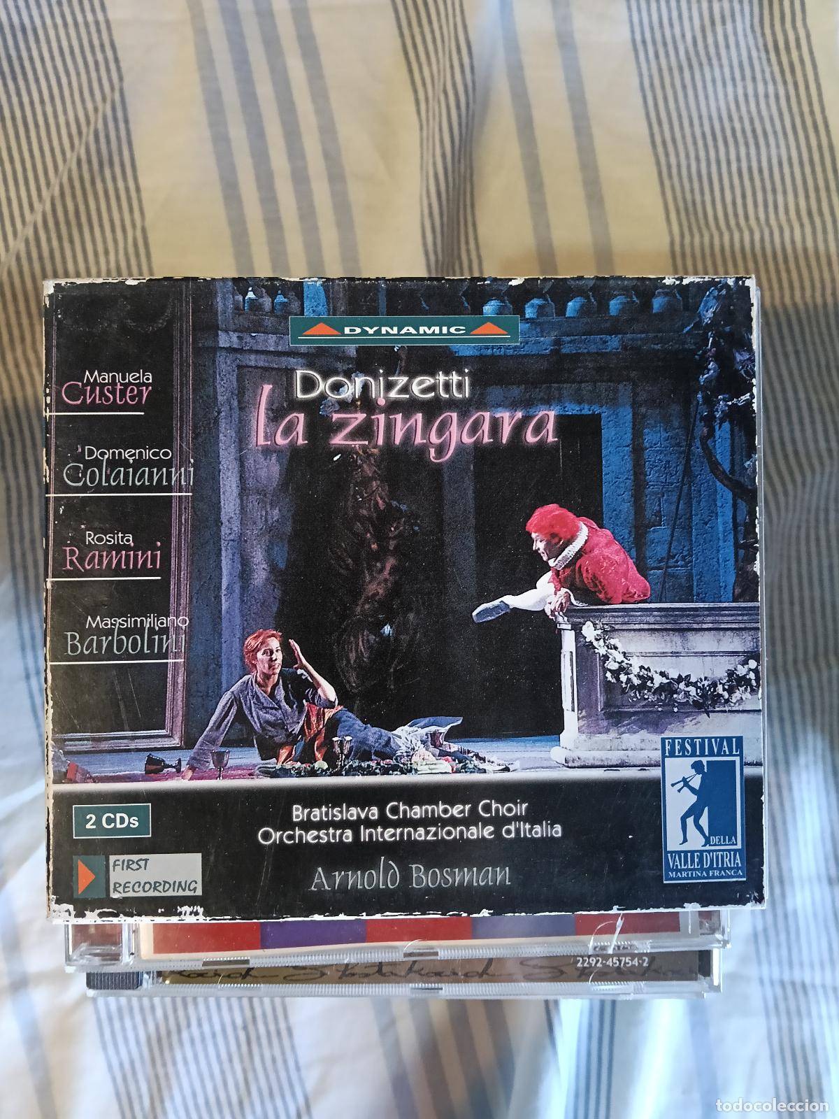 CDs de M&uacute;sica: LA ZINGARA DONIZETTI ARNOLD BOSMAN CD