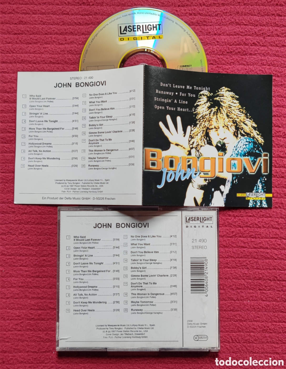 Music CDs: John BONGIOVI: s/t. Cd aor 1997.