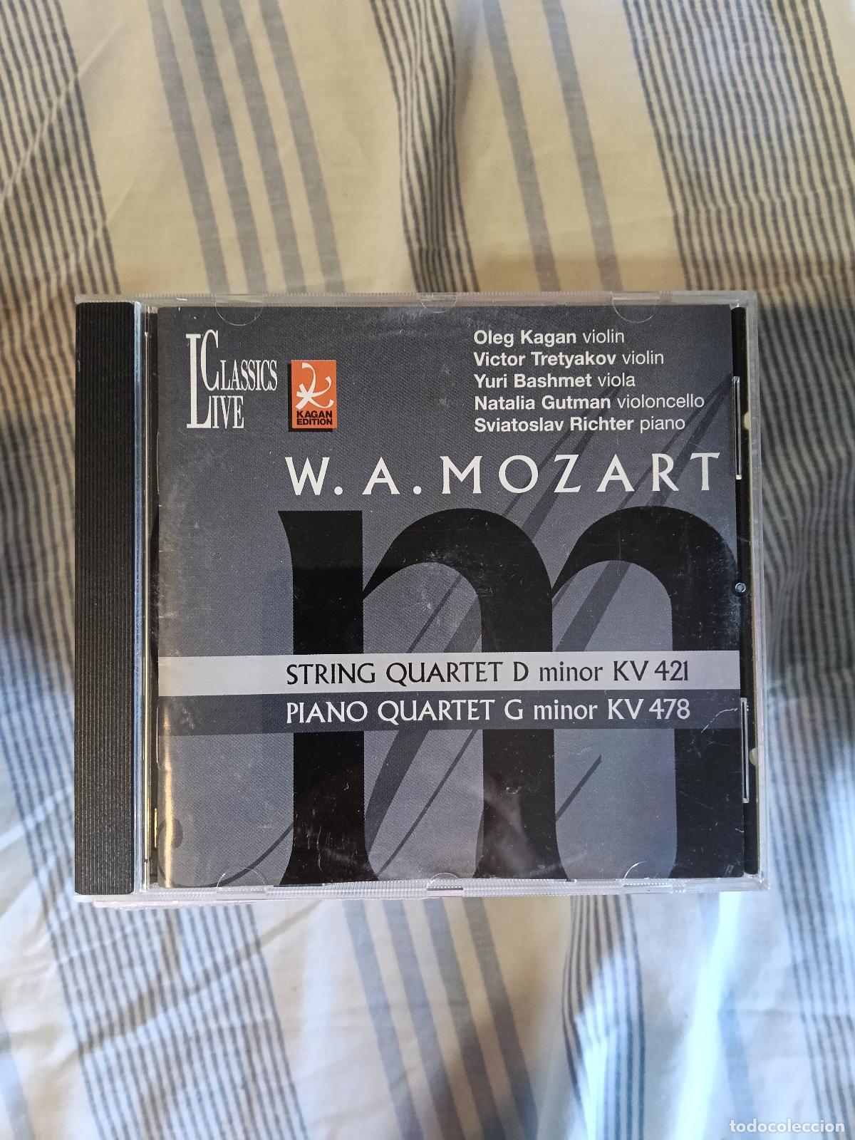CDs de M&uacute;sica: CD MOZART OLEG KAGAN VIXTOR TRETYAKOV CLASSICS LIVE