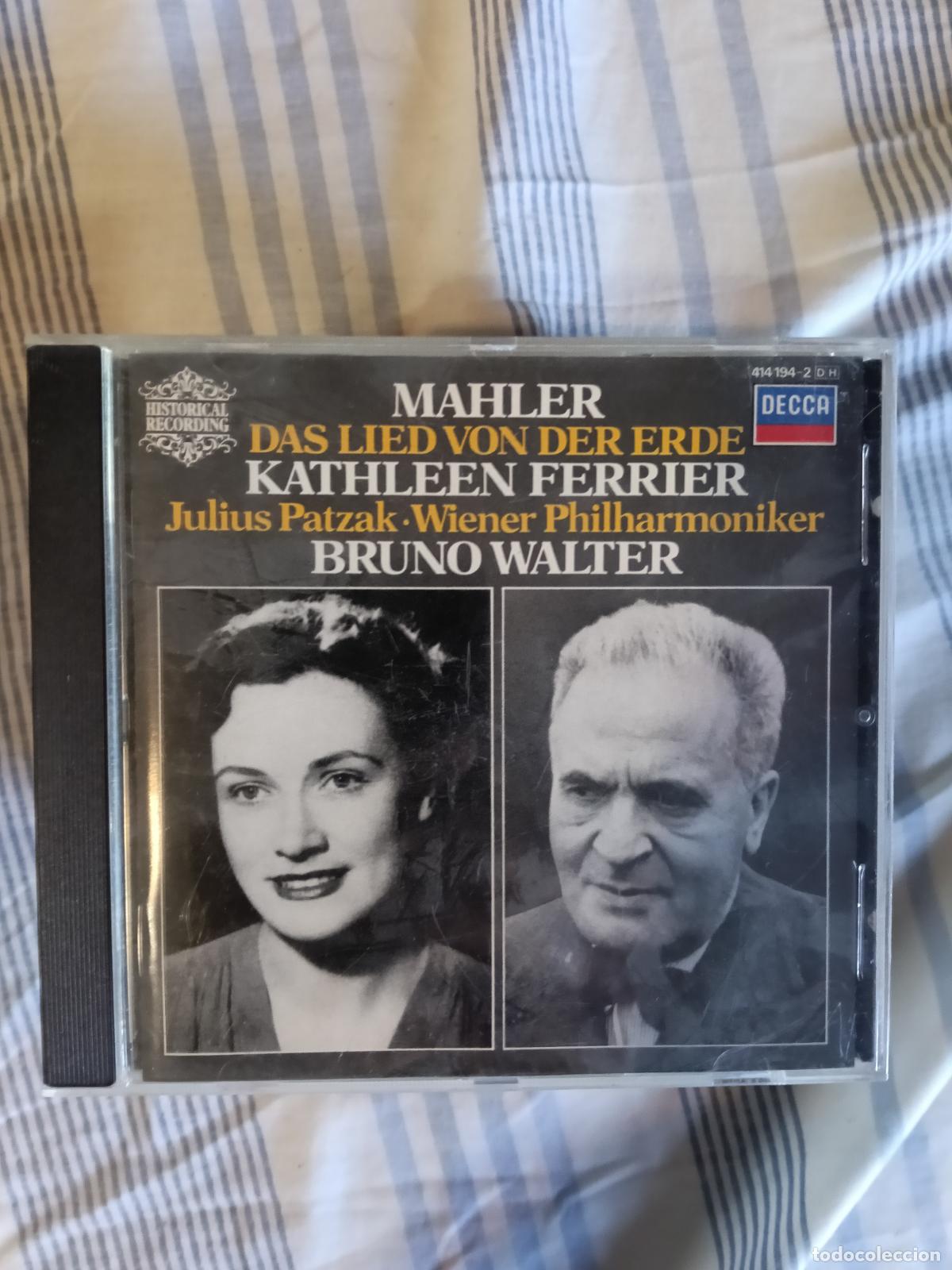 CDs de M&uacute;sica: CD MAHLER KATHLEEN FERRIER BRUNO WARTER