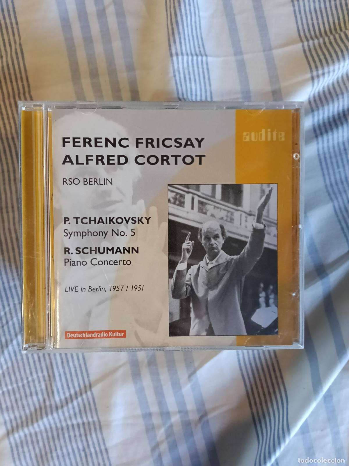 CDs de M&uacute;sica: CD FERENC FRICSAY ALFRED CORTOT RSO BERIN TCHAIKOVSKY SCHUMANN