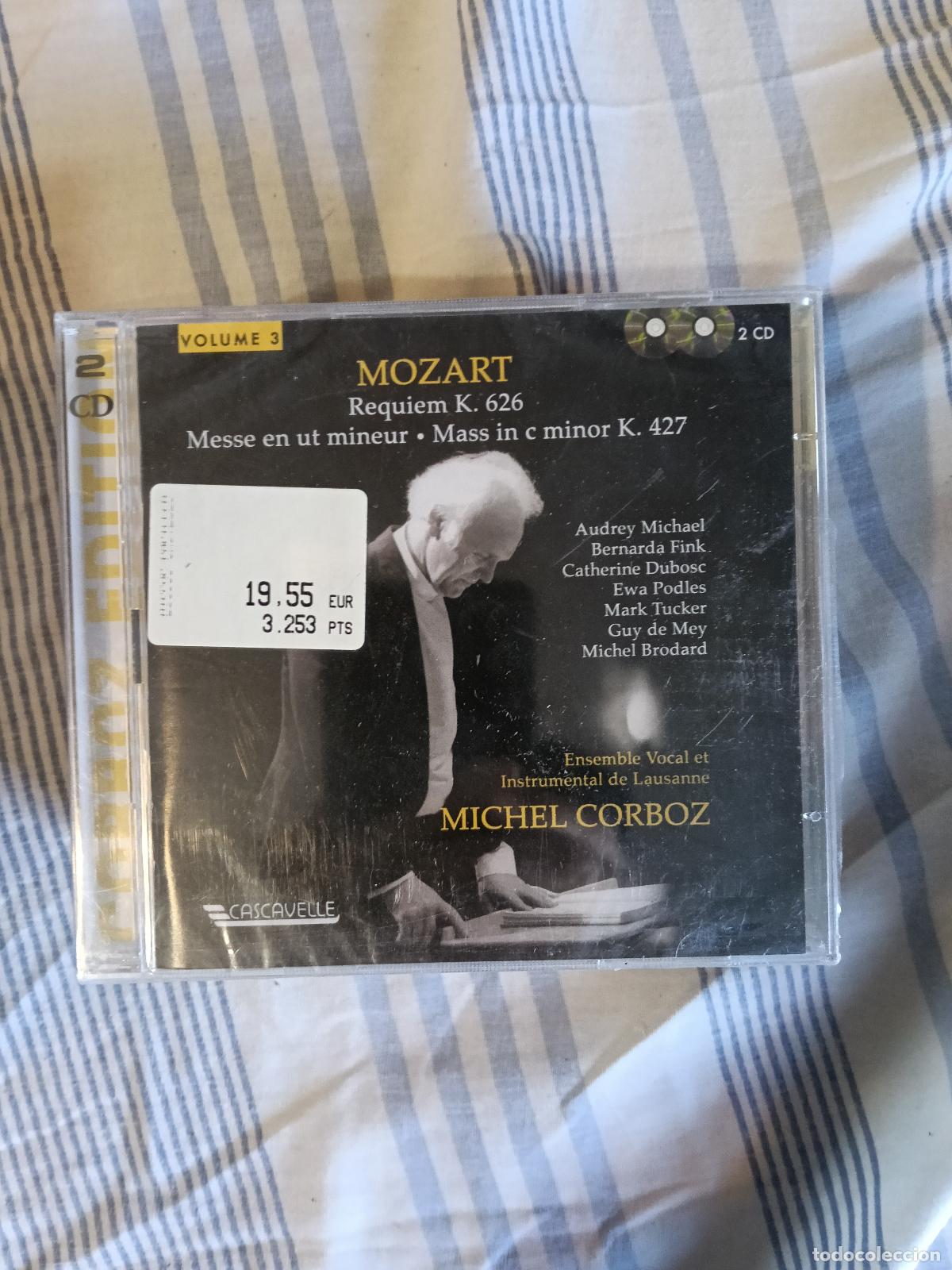 CDs de M&uacute;sica: CD MOZART REQUIEM K.626 MICHEL CORBOZ 2CDS