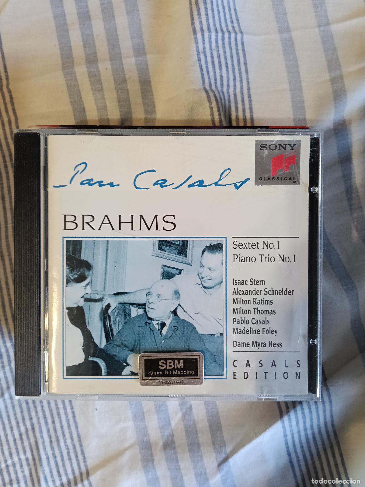 CDs de M&uacute;sica: CD PAU CASALS BRAHMS CASALS EDITION