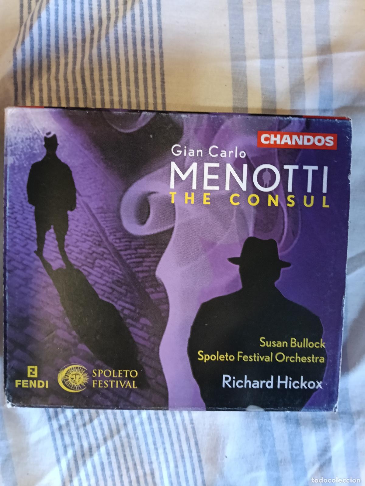 CDs de M&uacute;sica: GIAN CARLO MENOTTI: THE CONSUL. RICHARD HICKOX.
