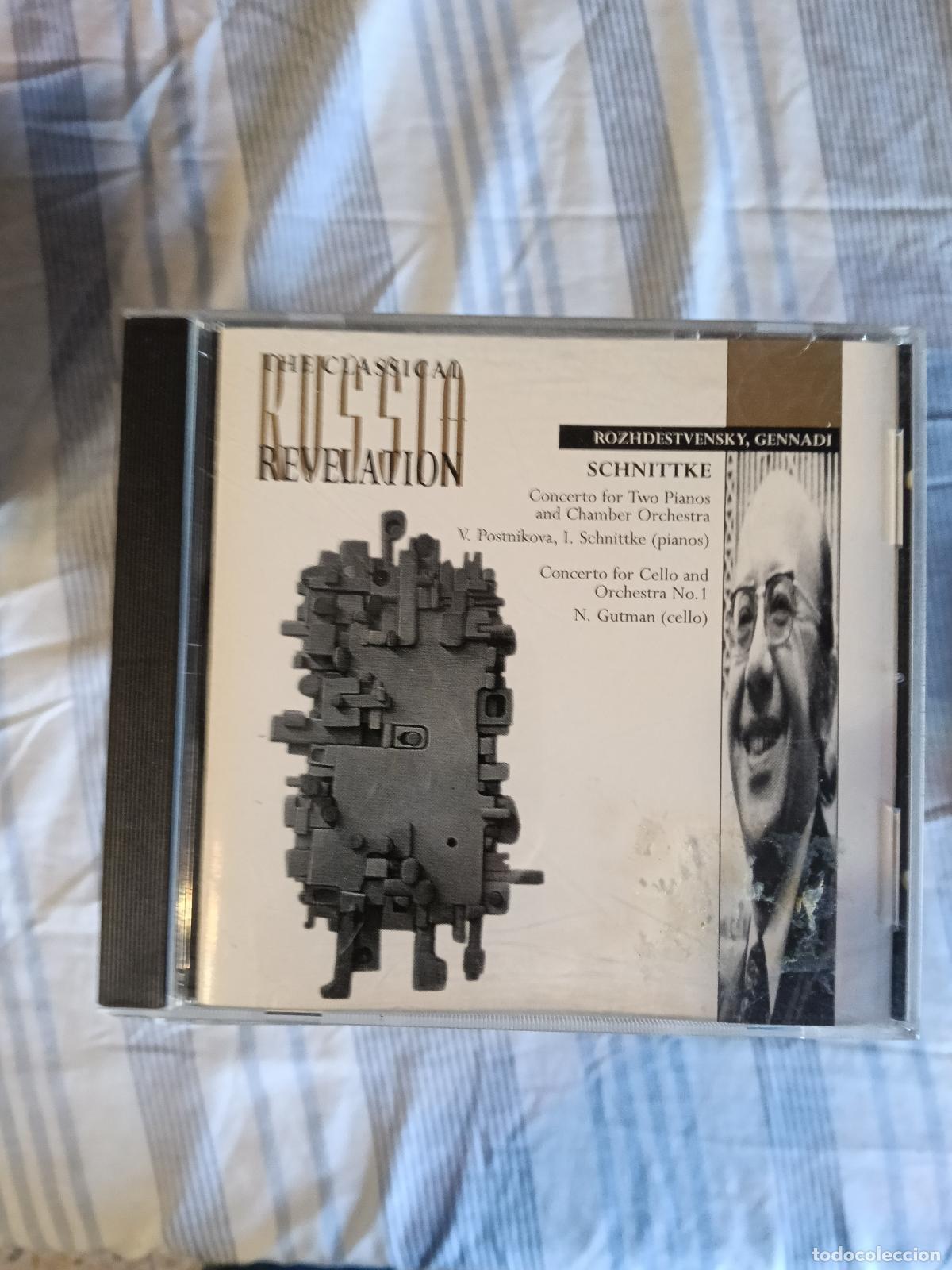 CDs de M&uacute;sica: CD RUSIA REVELATION ROZHDESTVENSKY SCHNITTKE