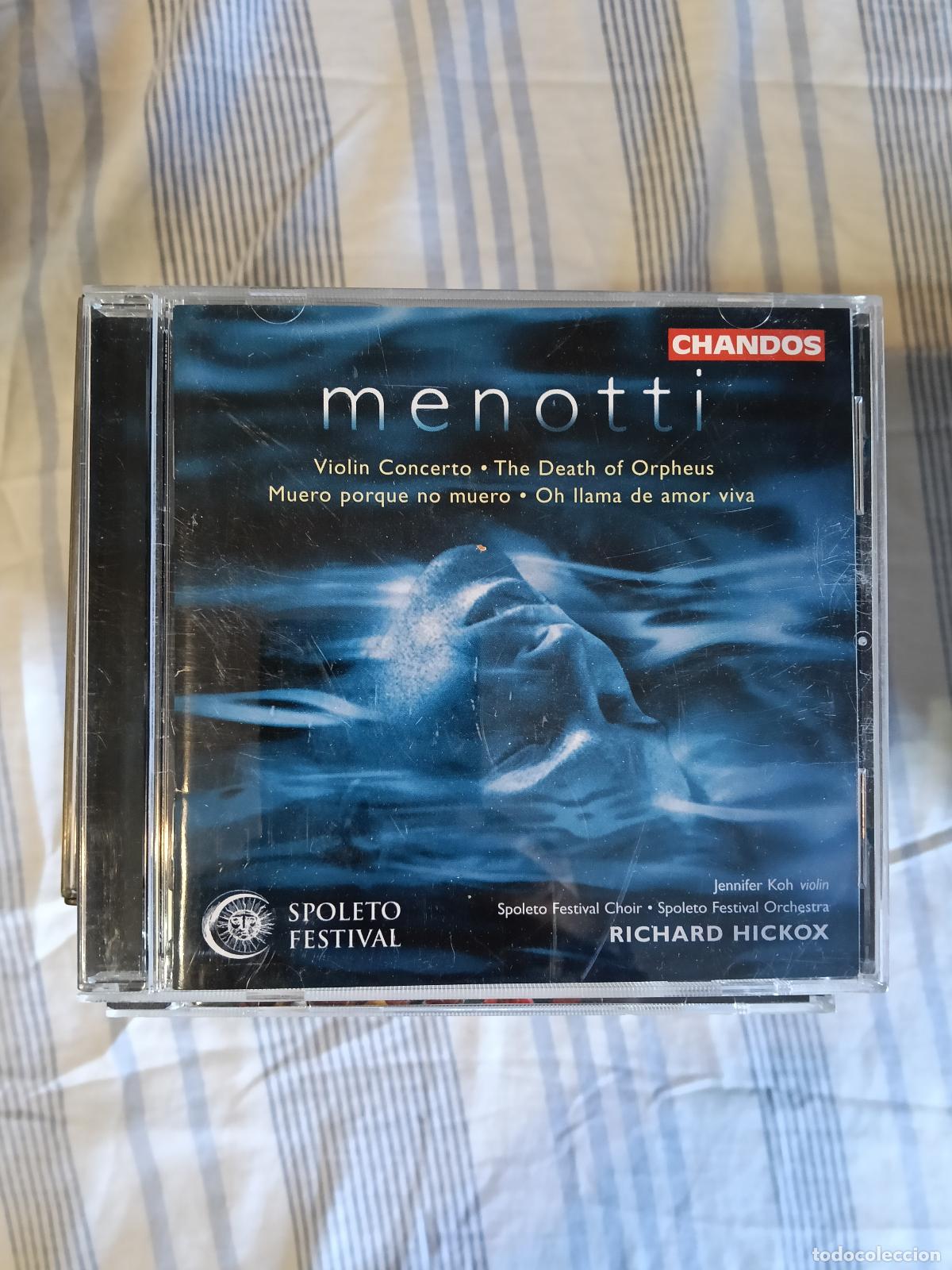 CDs de M&uacute;sica: CD MENOTTI RICHARD HICKOX SPOLETO FESTIVAL
