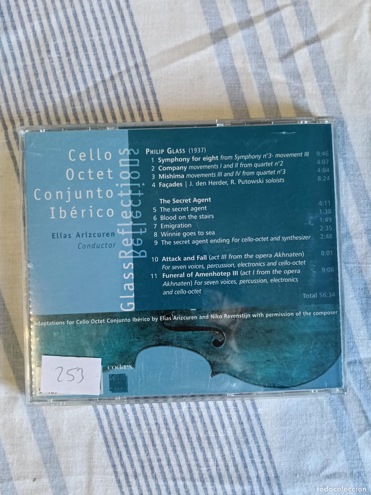 CDs de m&uacute;sica: CD GLASS REFLECTIONS CELLO OCTET CONJUNTO IBERICO - Foto 2