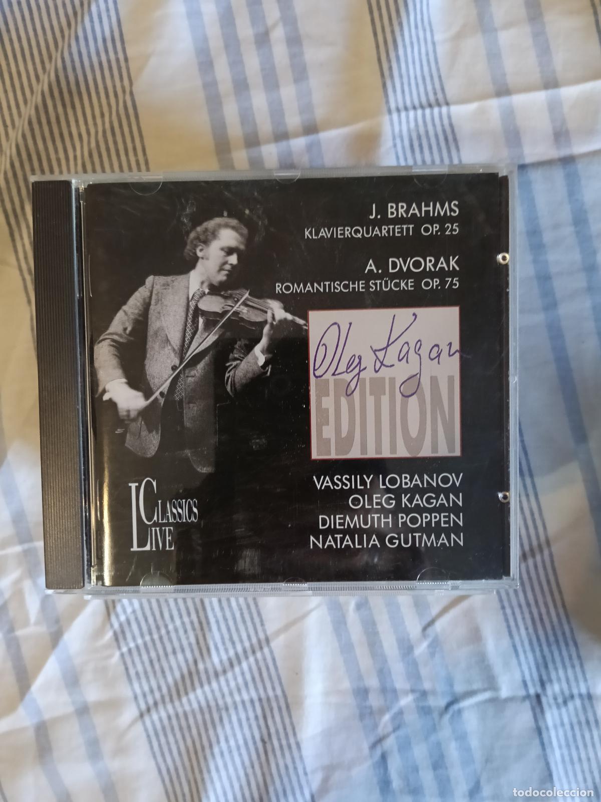 Music CDs: CD OLEG KAGAN EDITION J. BRAHMS DVORAK