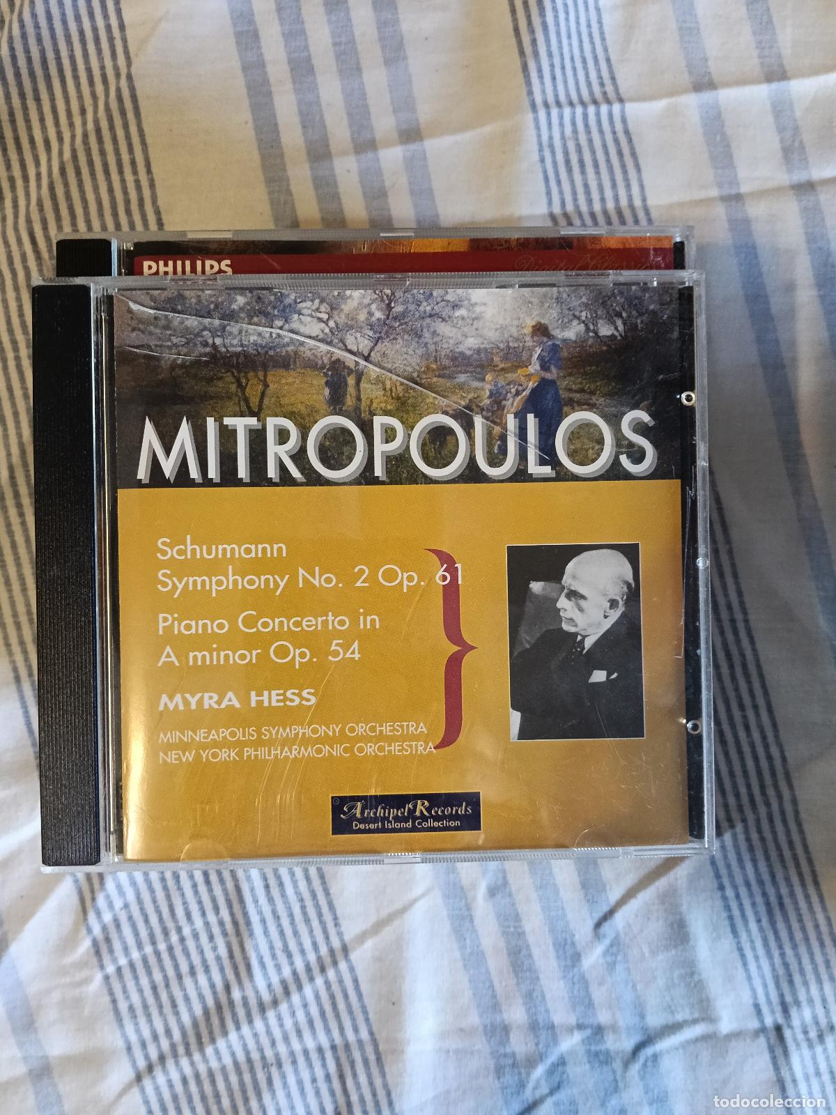 CDs de Musique: CD MITROPOULOS SCHUMANN SYMPHONY N&ordm; 2 MYRA HESS