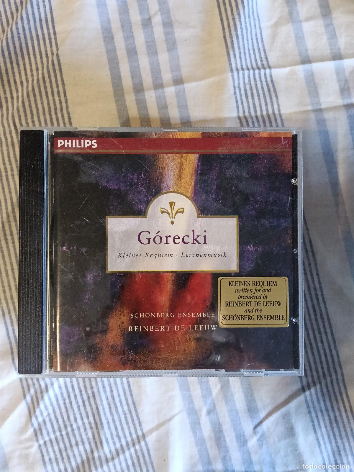 CDs de Musique: DISCO CD. Henryk G&oacute;recki &ndash; Kleines Requiem &middot; Lerchenmusik. COMPACT DISC