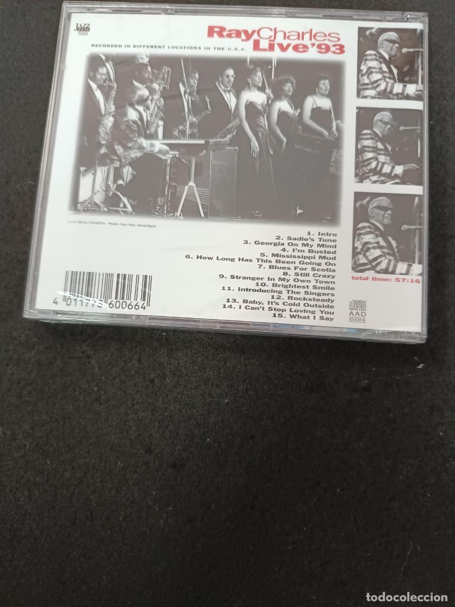 CDs de m&uacute;sica: RAY CHARLES LIVE 93. - Foto 2
