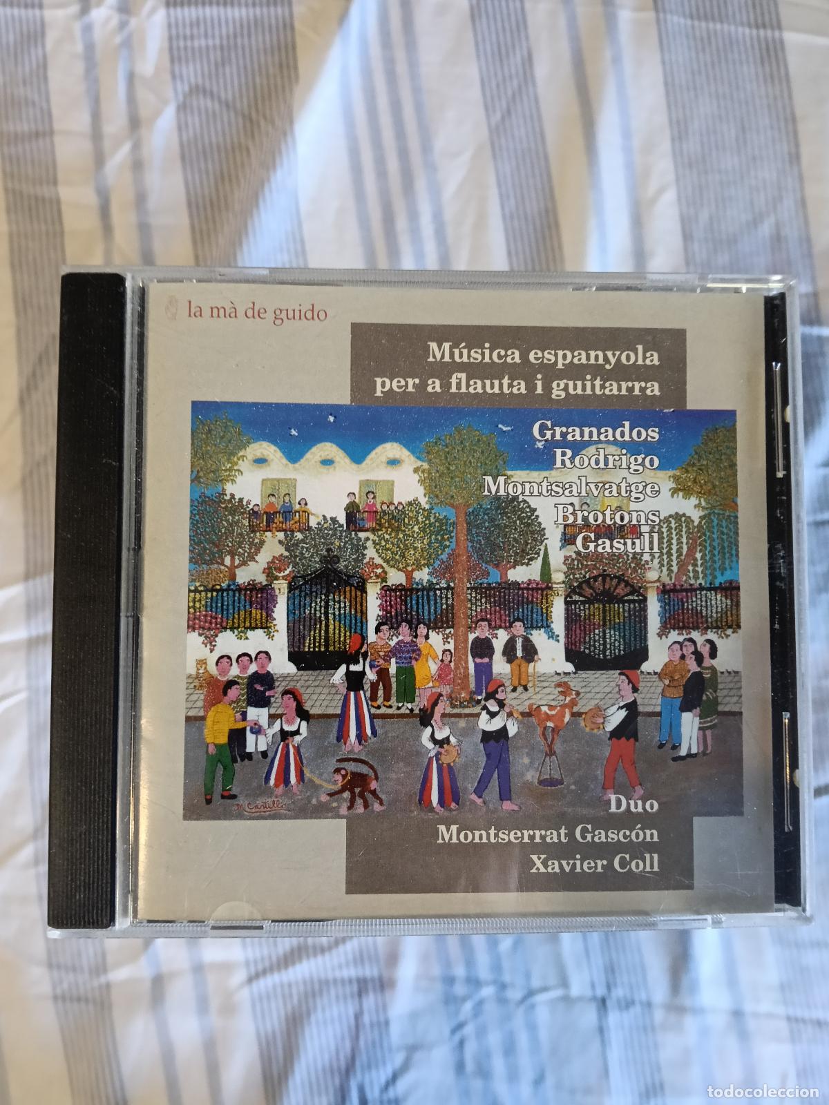 CDs de M&uacute;sica: CD. MUSICA ESPANYOLA PER A FLAUTA I GUITARRA MONTSERRAT GASCON XAVIER COLL