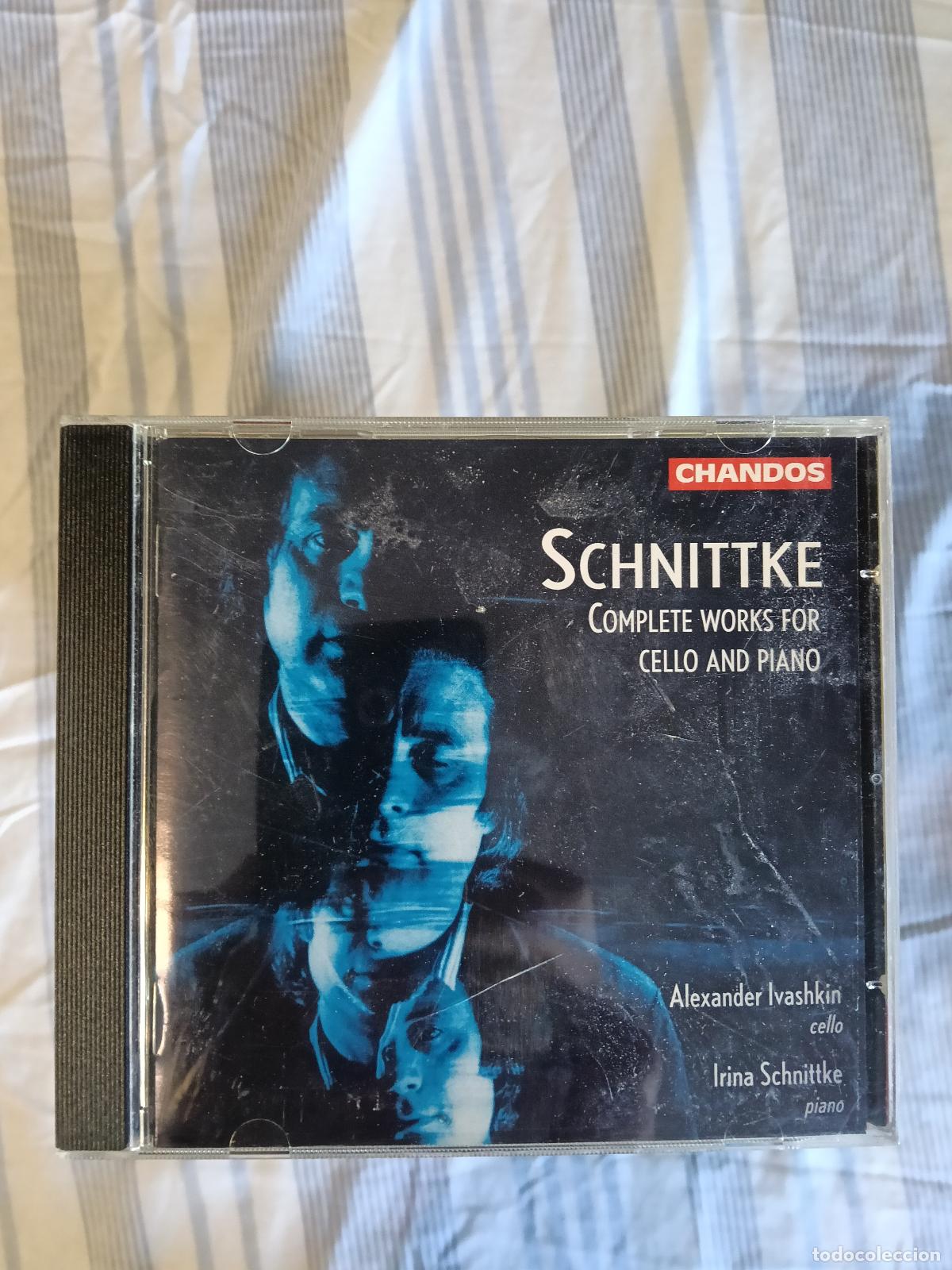 CDs de M&uacute;sica: CD SCHNITTKE CELLO AND PIANO ALEXANDER IVASHKIN IRINA SCHNITTKE