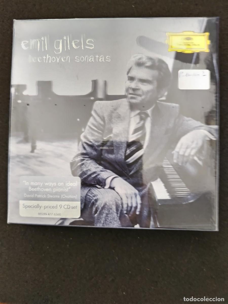 CDs de M&uacute;sica: CAJA 9 CD. BEETHOVEN. EMIL GILELS. BEETHOVEN SONATAS. SONATAS DE BEETHOVEN