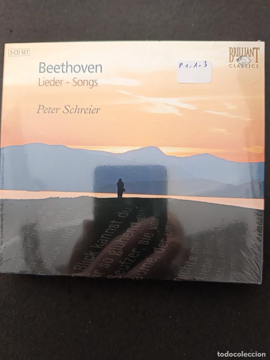 CDs de M&uacute;sica: CAJA 3 CD. BEETHOVEN. LIEDER - SONGS. TENOR: PETER SCHREIER. PIANO: WALTER OLBERTZ