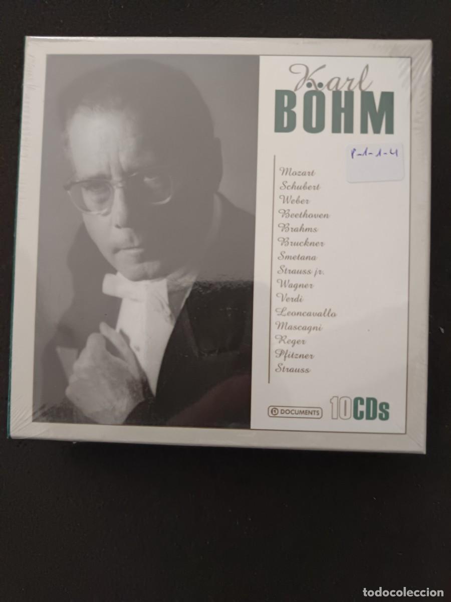 CDs de M&uacute;sica: CAJA 10 CD. KARL B&Ouml;HM. MOZART, SCHUBERT, WEBER, BEEHOVEN, BRAHMS, SMETANA, STRAUS JR., WAGNER, VERDI