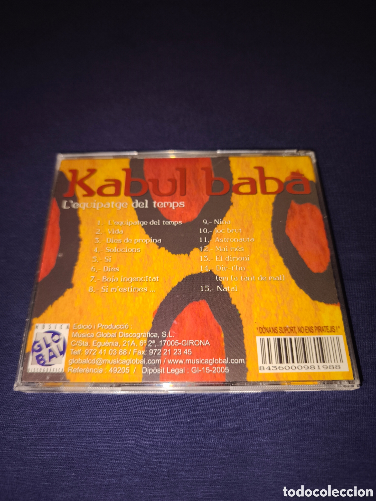 CDs de m&uacute;sica: Kabul Bab&agrave; Lequipatge del temps - Foto 2