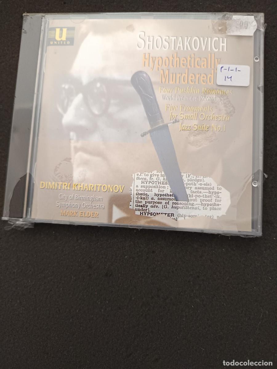 CDs de M&uacute;sica: SHOSTAKOVICH. HYPOTHETICALLY MURDERED. DIMITRI KHARITONOV, BAJO. DIRECTOR: MARK ELDER