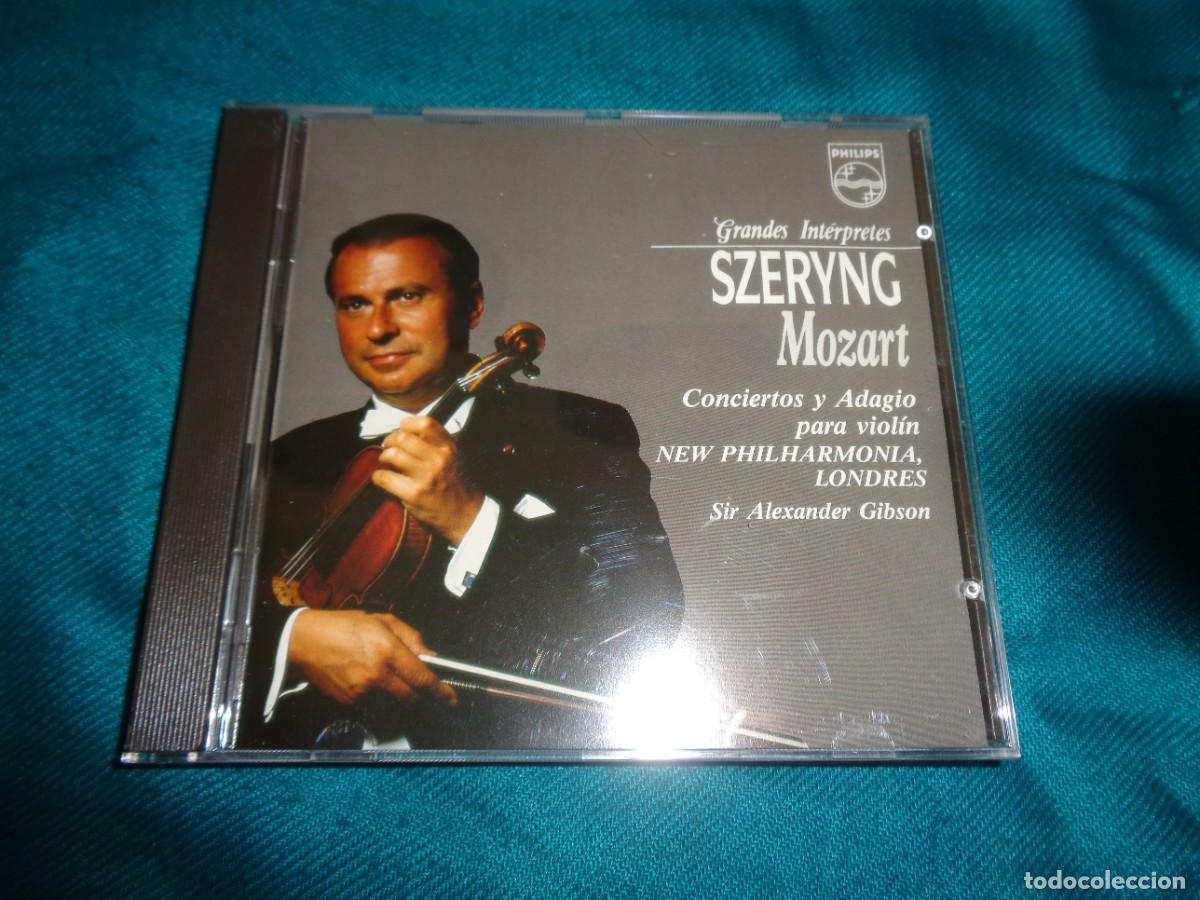 CDs de M&uacute;sica: SZERYNG. MOZART. CONCIERTOS Y ADAGIOS PARA VIOLIN. GRANDES INTERPRETES. CD. IMPECABLE(#)
