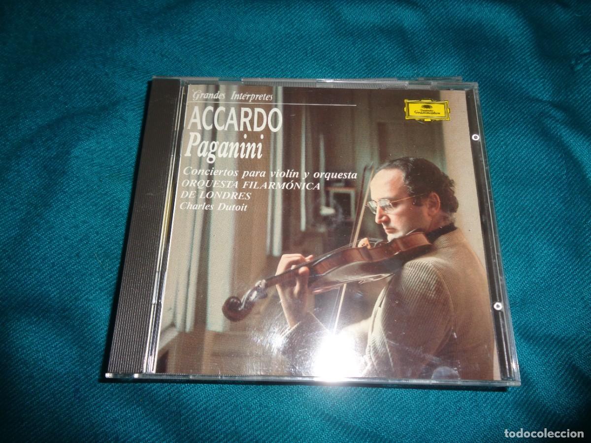 CDs de M&uacute;sica: ACCARDO. PAGANINI. CONCIERTOS PARA VIOLIN Y ORQUESTA. GRANDES INTERPRETES. CD. IMPECABLE(#)
