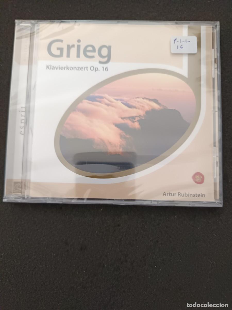CDs de M&uacute;sica: GRIEG. KLAVIERKONZERT OP 16. (CONCIERTO DE PIANO) PIANO: ARTUR RUBINSTEIN. DIRECTOR: EUGENE ORMANDY