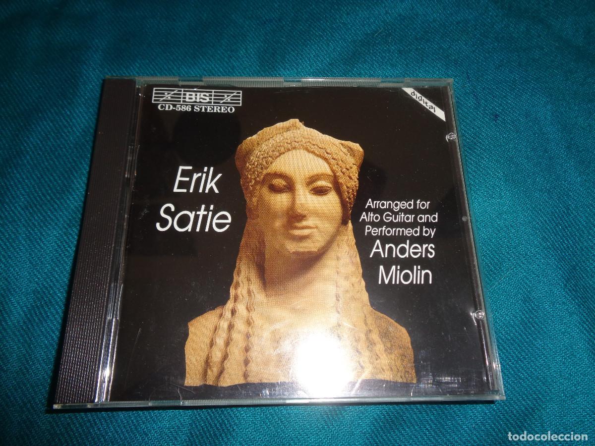 CDs de M&uacute;sica: ERIK SATIE. ANDERS MIOLIN, ALTO GUITAR. CD. IMPECABLE(#)
