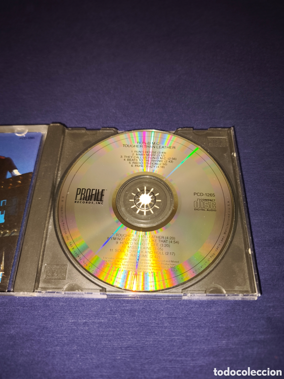 CDs de m&uacute;sica: Run DMC Tougher than leather - Foto 3