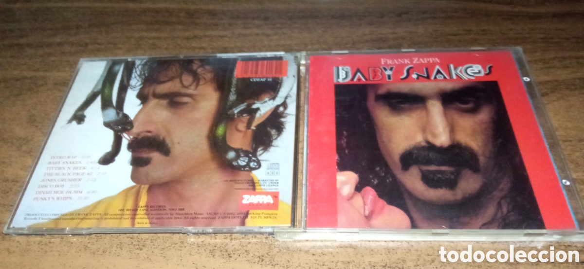 CDs de M&uacute;sica: Frank Zappa &lrm;&ndash; Baby Snakes (1988)