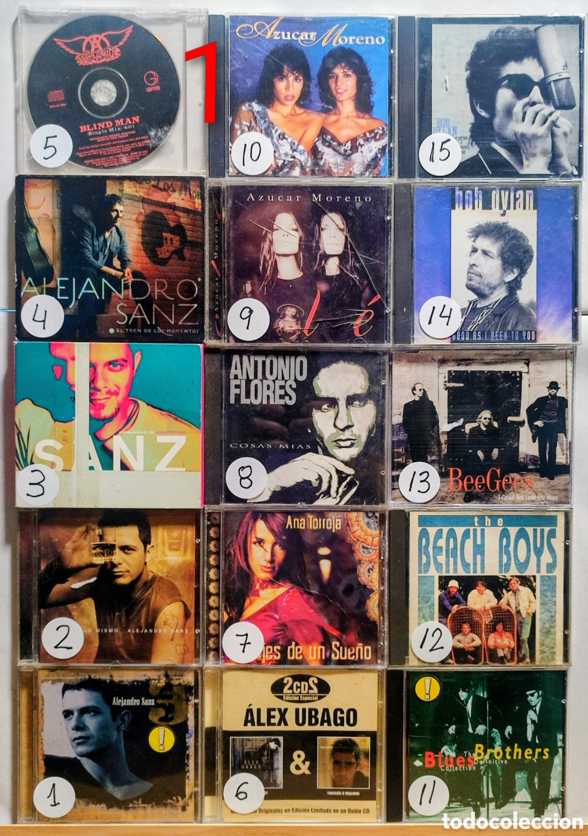 CDs de M&uacute;sica: CDs red 1-15 CDs CDs