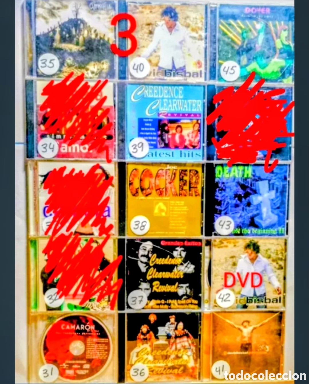 Music CDs: CDs red 31 - 45 CDs CDs