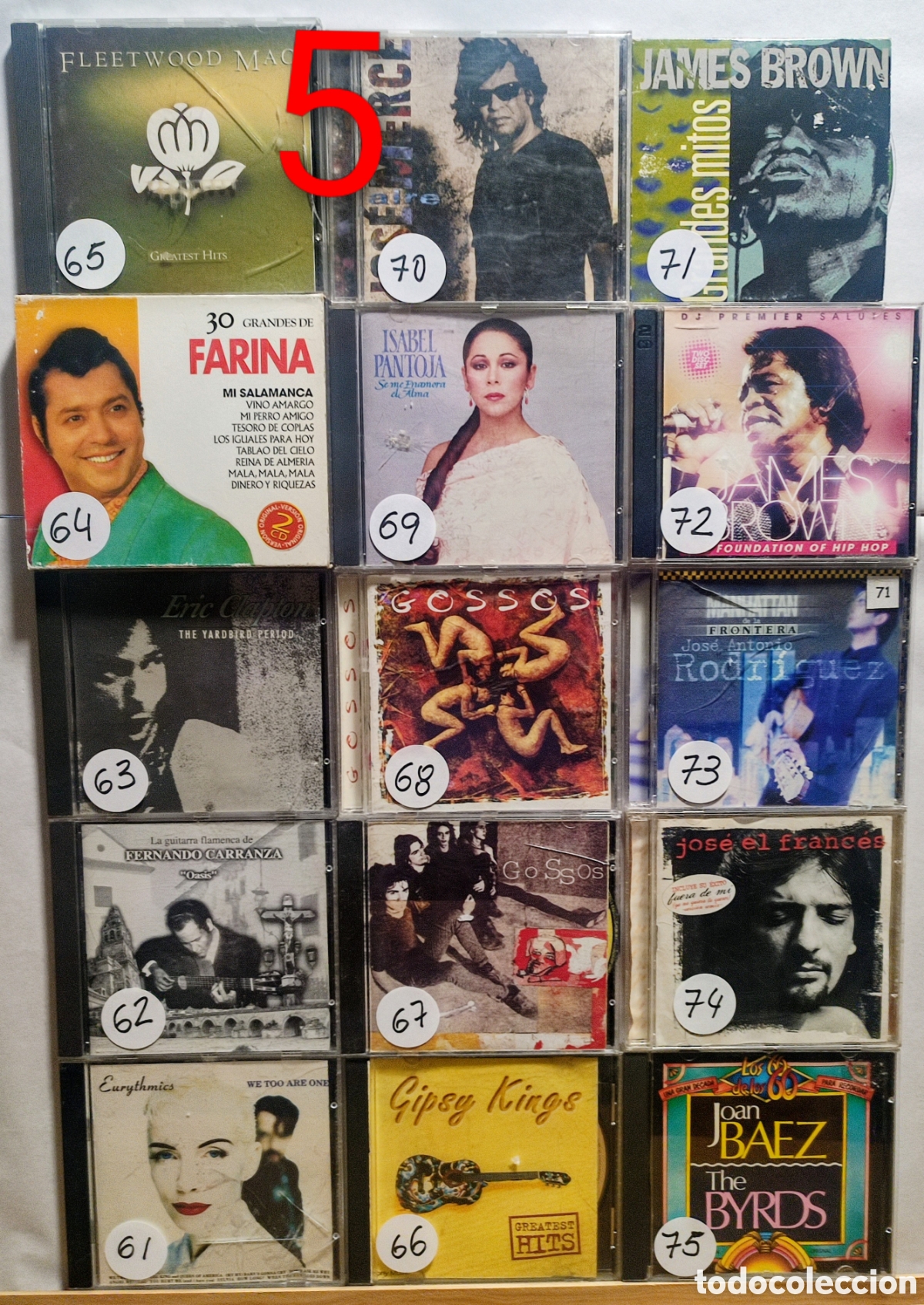CDs de M&uacute;sica: CDs red 61-75 CDs CDs