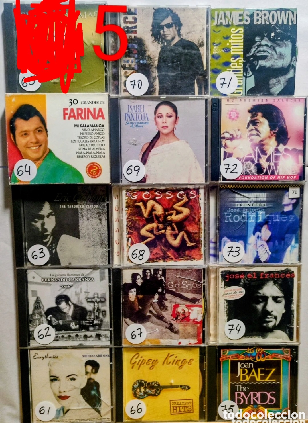 CDs de M&uacute;sica: CDs red 61-75 CDs CDs