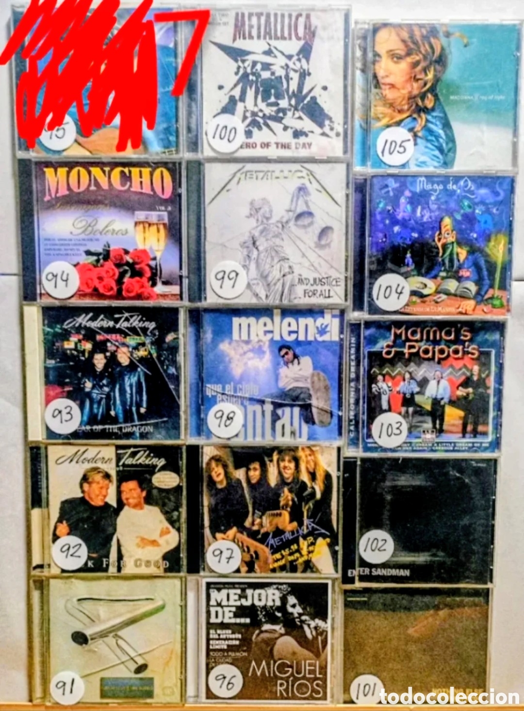 CDs de M&uacute;sica: CDs red 91-105 CDs CDs