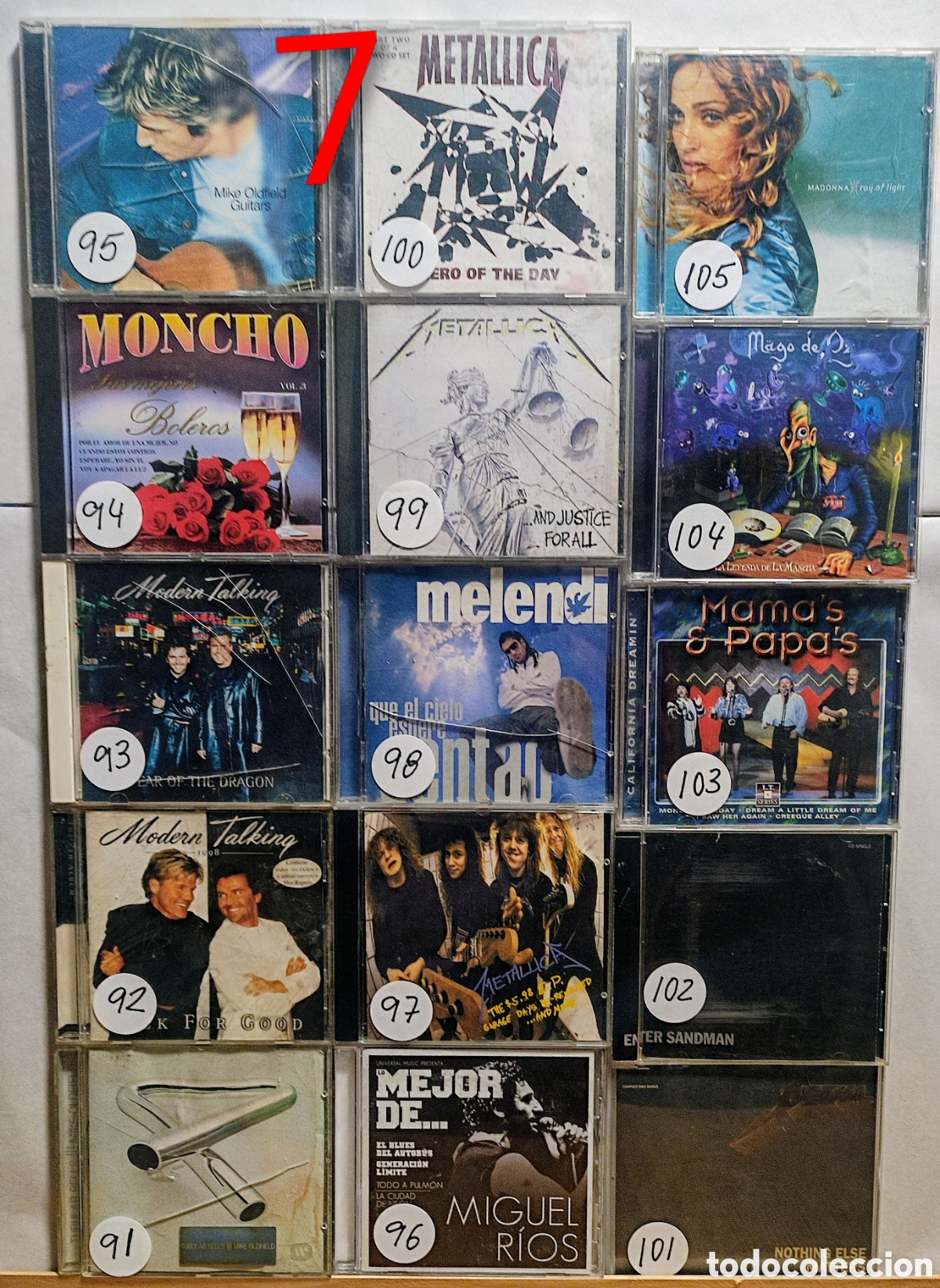CDs de M&uacute;sica: CDs red 91-105 CDs CDs