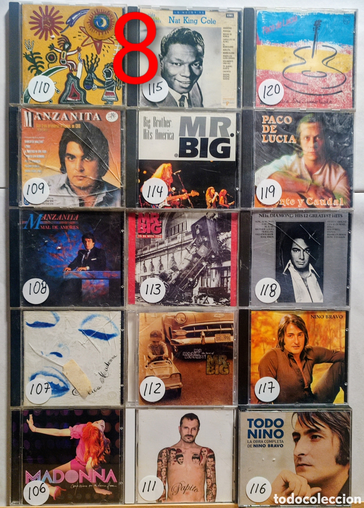 CDs de M&uacute;sica: CDs red 106-120 CDs CDs