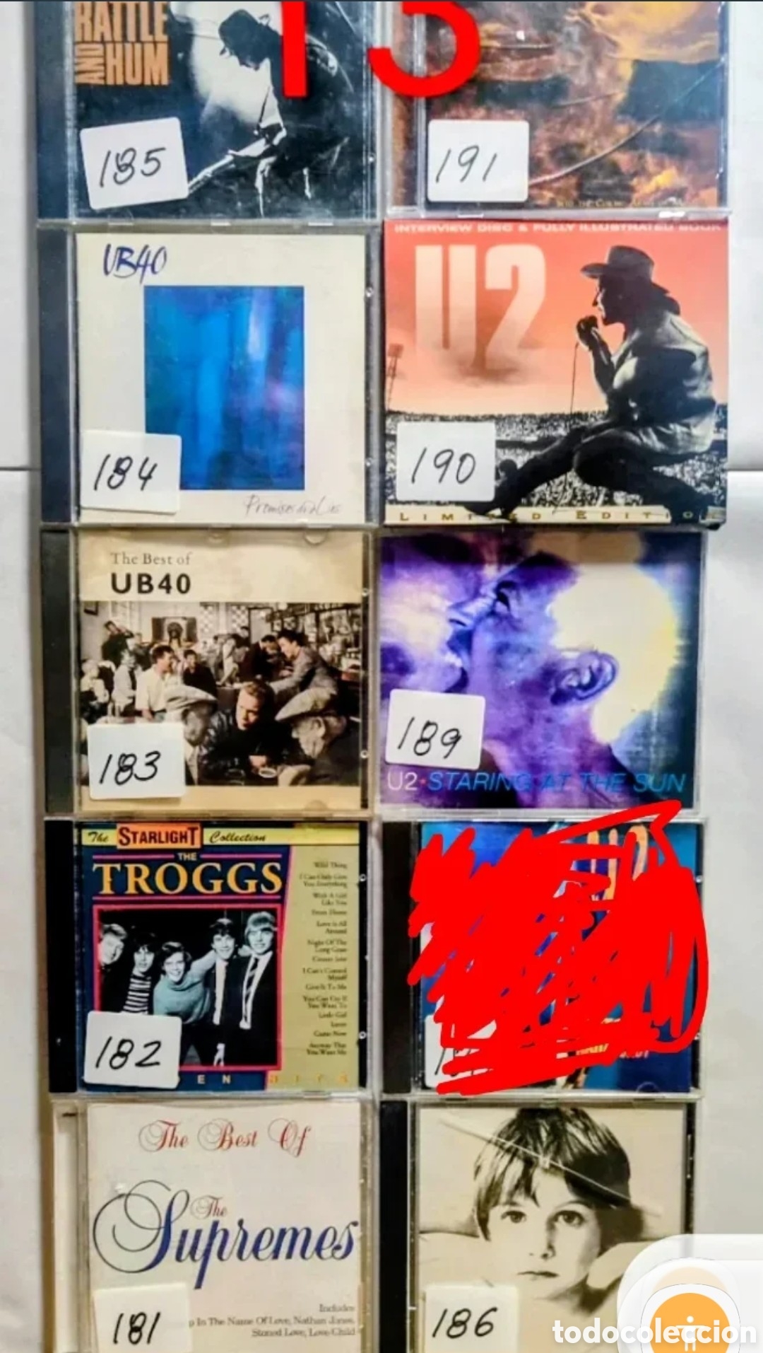 CDs de M&uacute;sica: CDs red 181 - 191 CDs CDs