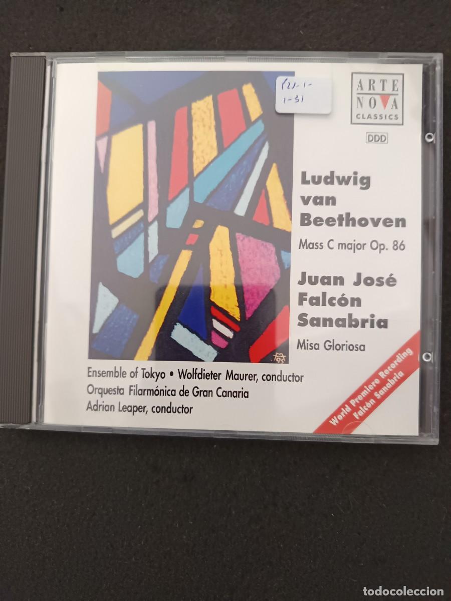 CDs de M&uacute;sica: BEETHOVEN: MASS C MAJOR, OP. 86 / JUAN JOS&Eacute; FALC&Oacute;N SANABRIA: MISA GLORIOSA. DIRECTOR: ADRIAN LEAPER