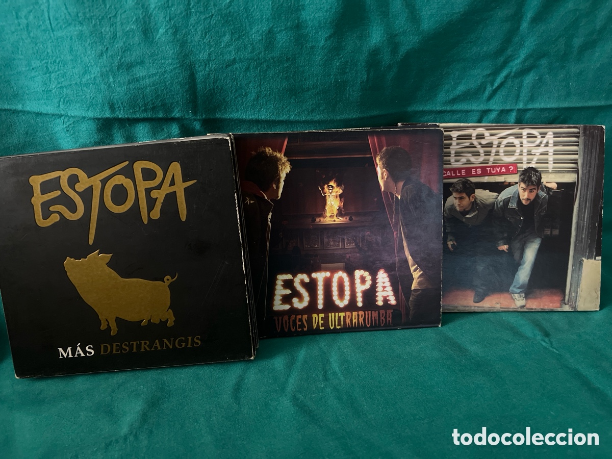 CDs de M&uacute;sica: LOTE CD&rsquo;S ESTOPA MAS DESTRANGIS VOCES DE ULTRATUMBA Y LA CALLE ES TUYA?
