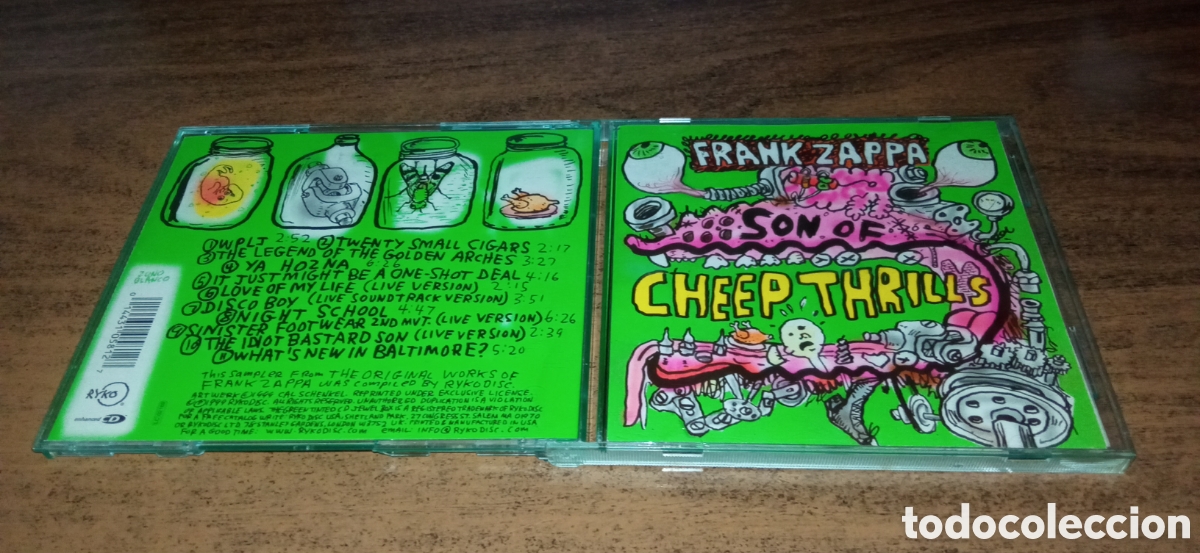CDs de M&uacute;sica: Frank Zappa &lrm;&ndash; Son Of Cheep Thrills (1999)