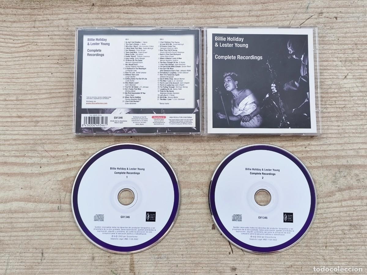 CDs de M&uacute;sica: Billie Holiday & Lester Young - Complete Recordings - 2 CD