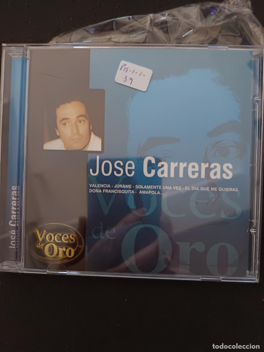 CDs de M&uacute;sica: JOS&Eacute; CARRERAS. VOCES DE ORO. VALENCIA, J&Uacute;RAME, SOLAMENTE UNA VEZ Y OTRAS