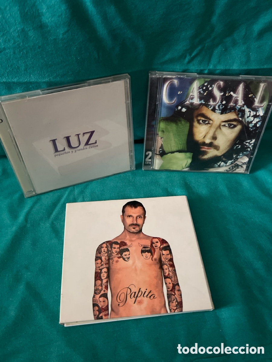 CD de M&uacute;sica: LOTE DE 3 DOBLE CD PAPITO, CASAL VIVE Y LUZ PEQUE&Ntilde;OS Y GRANDES EXITOS
