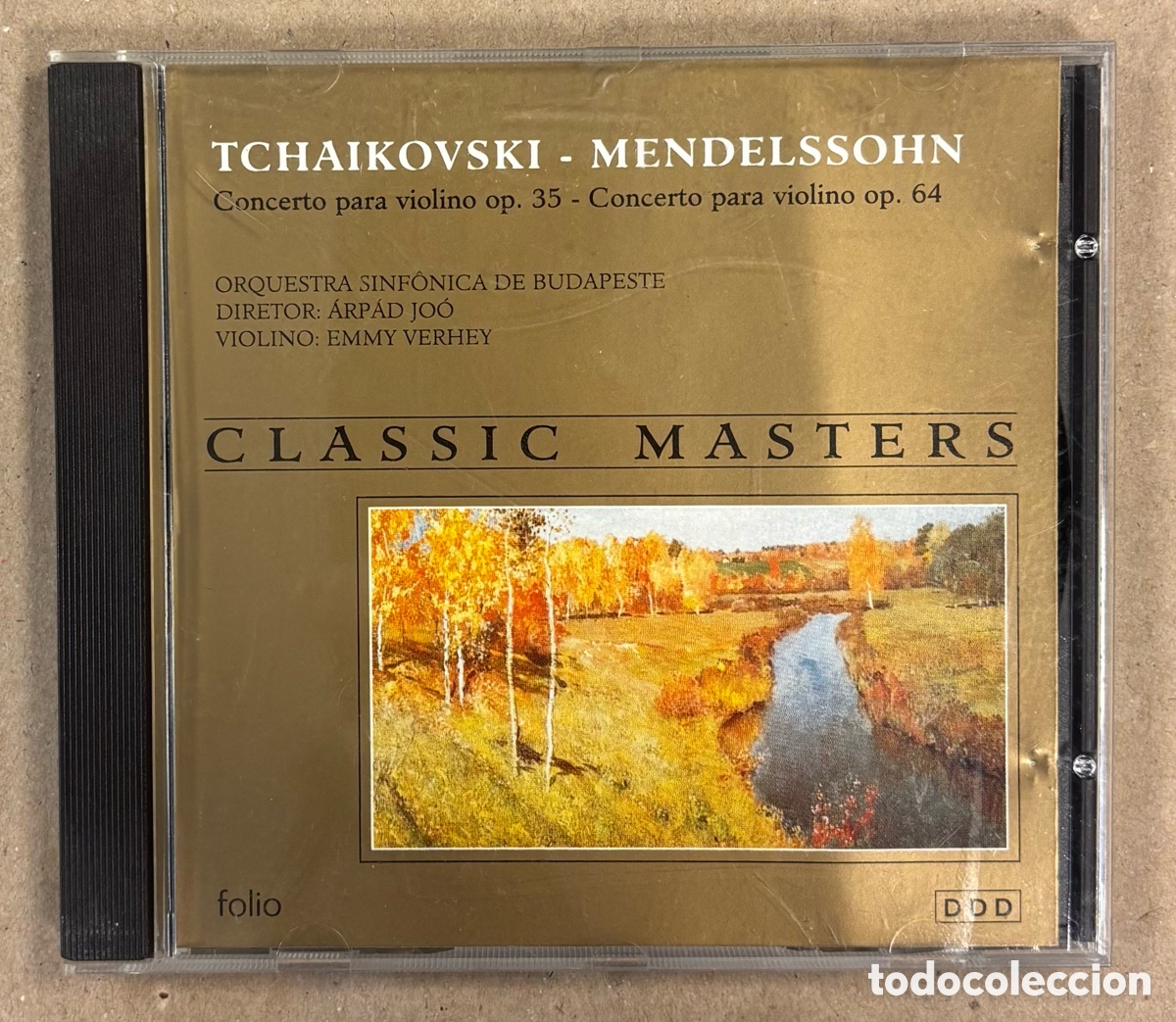 CDs de M&uacute;sica: CD. TCHAIKOVSKI - MENDELSSOHN &ldquo;CONCERTO PARA VIOLINO OP. 35 & 64&rdquo;: CLASSIC MASTERS.